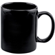 11 oz Full Color Black Stoneware Executive Mug