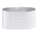 aerial view a white the austin sporty headband headwear silkscreen - domestic production, image 1 of 2