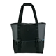 aerial view a gray/black icool(r) sandpointe 36- can cooler tote, image 1 of 7