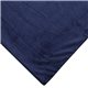 aerial view a navy fairwood oversize sherpa blanket, image 1 of 2