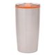 aerial view a orange outback 20 oz steel / pp liner tumbler, image 1 of 4