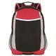 aerial view a red primary sport backpack, image 1 of 2