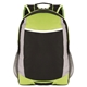aerial view a apple green primary sport backpack, image 1 of 6