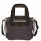 aerial view a charcoal/black koozie(r) lunch duffel cooler, image 1 of 2