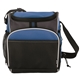 aerial view a black/royal koozie(r) bungee side cooler, image 1 of 2