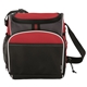 aerial view a black/red koozie(r) bungee side cooler, image 1 of 2