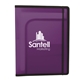 aerial view a purple polypropylene folder 10-1/8w x 12-7/8h x 3/4d, image 1 of 2