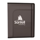 aerial view a gray polypropylene folder 10-1/8w x 12-7/8h x 3/4d, image 1 of 2