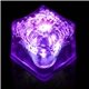 a purple blank purple lited ice cubes