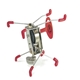 aerial view a silver kikkerland cosmojetz, image 1 of 2