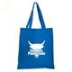 aerial view a blue orangebag blue shopper tote bag, image 1 of 2