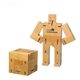 aerial view a brown areaware capsule cubebot small, image 1 of 2