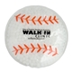 aerial view a white gel beads hot / cold pack baseball, image 1 of 2