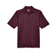 aerial view a burgundy core365 - mens origin performance piqu polo - all, image 1 of 6