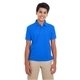 aerial view a true royal core365 youth origin performance piqu polo - all, image 1 of 6
