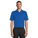 aerial view a gym blue nike dri - fit classic fit players polo with flat knit collar, image 1 of 6