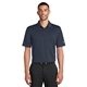 aerial view a navy nike dri - fit classic fit players polo with flat knit collar, image 1 of 6
