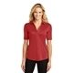 aerial view a ripped red ogio(r) womens metro polo, image 1 of 6
