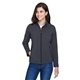aerial view a carbon core365 ladies cruise two - layer fleece bonded softshell jacket - all, image 1 of 7