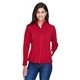 aerial view a classic red core365 ladies cruise two - layer fleece bonded softshell jacket - all, image 1 of 7
