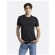 aerial view a black next level apparel unisex cvc crewneck t - shirt - all, image 1 of 5