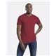 aerial view a cardinal next level apparel unisex cvc crewneck t - shirt - all, image 1 of 5