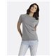 aerial view a dark hthr gray next level apparel unisex cvc crewneck t - shirt - all, image 1 of 5
