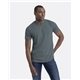 aerial view a indigo next level apparel unisex cvc crewneck t - shirt - all, image 1 of 5