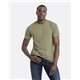 aerial view a light olive next level apparel unisex cvc crewneck t - shirt - all, image 1 of 5