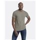 aerial view a stone gray next level apparel unisex cvc crewneck t - shirt - all, image 1 of 5
