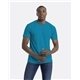 aerial view a turquoise next level apparel unisex cvc crewneck t - shirt - all, image 1 of 5