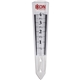 a clear-white 4 magnifying rain gauge