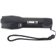 aerial view a black 3aaa tactical aluminum flashlight with cree(r) leds, image 1 of 3