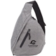 aerial view a graphite brooklyn deluxe sling backpack, image 1 of 8