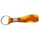 aerial view a orange to yellow color changing mood keychain, image 1 of 2