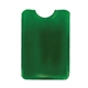 aerial view a green rfid card holder (single card), image 1 of 2