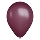 a burgundy 11 usa crystal latex balloon