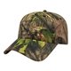 aerial view a mossy oak® break-up country® six panel structured camo cap, image 1 of 4