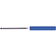 a medium blue standard barrel w / reversible blade pocket screwdriver