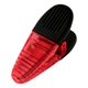 aerial view a trans red vibrant magnetic custom power clip, image 1 of 2