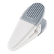 aerial view a gray/white vibrant magnetic custom power clip, image 1 of 2