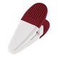 aerial view a maroon red/white vibrant magnetic custom power clip, image 1 of 2
