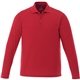 aerial view a team red mens mori long sleeve performance polo, image 1 of 4
