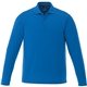 aerial view a olympic blue mens mori long sleeve performance polo, image 1 of 4