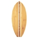 aerial view a bamboo lil surfer bamboo cutting board, image 1 of 5