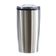 aerial view a silver color splash 20 oz economy stainless steel tumbler, image 1 of 2