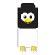 a penguin custom promotional paws n claws magnetic bookmark