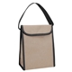 a black eco - friendly v - natural kraft lunch bag