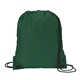 aerial view a forest green drawstring sport pack, image 1 of 2