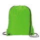 aerial view a neon green drawstring sport pack, image 1 of 2
